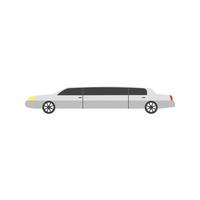 icône plate multicolore limousine vecteur