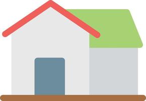 illustration vectorielle de maison sur fond.symboles de qualité premium.icônes vectorielles pour le concept et la conception graphique. vecteur