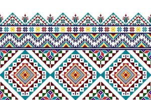 tartreez création de motifs textiles ethniques géométriques abstraits palestiniens. tapis en tissu aztèque ornements de mandala décorations textiles papier peint. tribal boho natif textile sans couture broderie traditionnelle vecteur