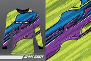 tshirt design sportif pour la course, le maillot, le cyclisme, le football, les jeux, le motocross vecteur