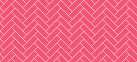 motif de carreaux à chevrons. fond de briques en céramique rose diagonale. illustration vectorielle transparente. vecteur