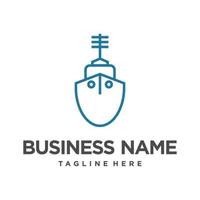 bateau logo vector art