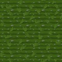modèle sans couture d'herbe, fond de champ vert pour le papier peint. illustration vectorielle de la texture de l'agriculture avec des lits pour le jeu. vecteur
