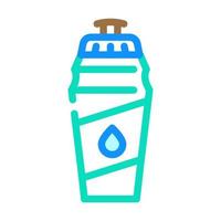 eau boisson bouteille couleur icône illustration vectorielle vecteur