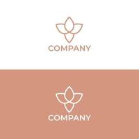 modèle de conception de logo d'entreprise de beauté de la peau vecteur