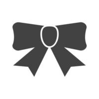 icône de ruban glyphe noir vecteur