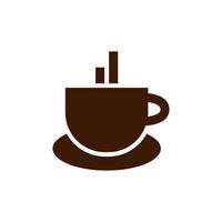 icône de café ou modèle de conception de symbole vecteur
