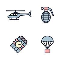 modèle de symbole d'icône de jeu de guerre pour l'illustration vectorielle de logo de collection de conception graphique et web vecteur