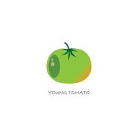 vecteur de logo de tomate