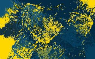abstrait grunge texture bleu jaune fond vecteur