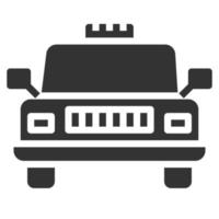 icône de taxi symbole vecteur conception simple pour l'utilisation dans les infographies de logo de rapport web graphique