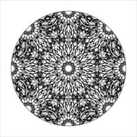 mandala dessiné à la main. décoration en ornement de doodle oriental ethnique. vecteur