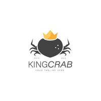 icône d'illustration de conception de logo de crabe royal