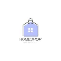 icône d'illustration de conception de logo de magasin à domicile vecteur