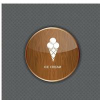 vecteur d'icônes d'application de crème glacée