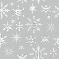 fond de flocons de neige sans soudure. illustration vectorielle vecteur