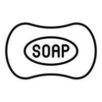 style d'icône de savon vecteur