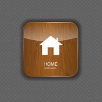 icônes d'application à domicile vecteur