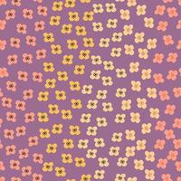 motif floral sans couture. conception de surface colorée vecteur