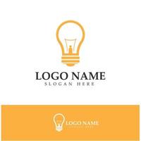 lampe ampoule logo design inspiration vecteur icône modèle
