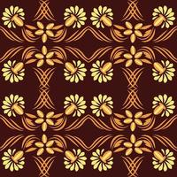 folklorique fleurs impression floral motif ethnique art vecteur