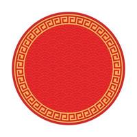 motif chinois rouge. fond oriental traditionnel vecteur