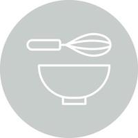 icône de vecteur de bol de mélange qui peut facilement être modifiée ou modifiée