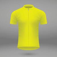 modèle de chemise pour maillot de cyclisme vecteur