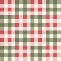 vecteur illustrateur sans couture de damier rouge et vert