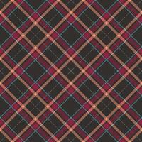 plaid tartan classique violet, bleu et rose avec pointillé marron. convient aux écharpes, couvertures, jetés et autres produits de texture de tissu vecteur