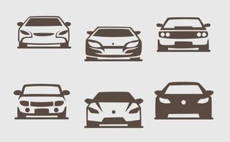 Voitures Silhouette Vector Pack of Sports Cars