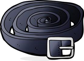 ceinture en cuir de dessin animé vecteur