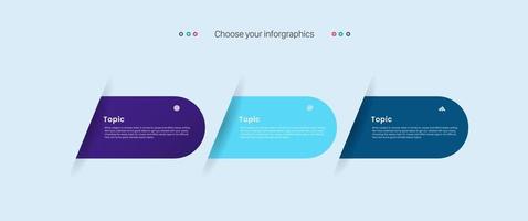 étapes ou options du diagramme de processus infographique avec panneaux bleus et jaunes. modèle d'infographie avec 6 options ou étapes, modèle d'entreprise pour les objets de présentation vecteur