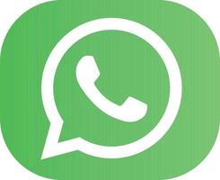 whatsapp médias sociaux icône symbole logo illustration vectorielle vecteur