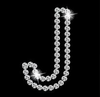 illustration vectorielle de diamant alphabet vecteur