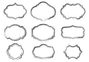 Timbres vectoriels gratuits vecteur