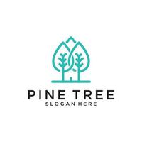 pin arbre icône illustration isolé vecteur signe symbole