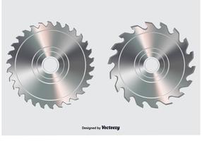 Lames de scies à dessin vecteur