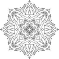 fond de mandala abstrait vecteur