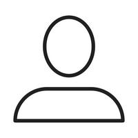 icône de vecteur de personne pour la présentation du symbole du site Web