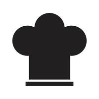 vecteur de chapeau de chef pour la présentation de l'icône du symbole du site Web