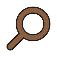 icône de vecteur de loupe pour la présentation du symbole du site Web