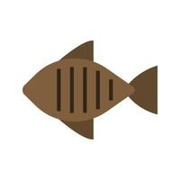 vecteur d'icône de poisson pour la présentation d'icône de symbole de site Web