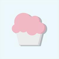 cup cake vector pour la présentation de l'icône du symbole du site web