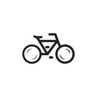 modèle de conception de vecteur icône vélo