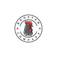 modèle de logo de coq vecteur