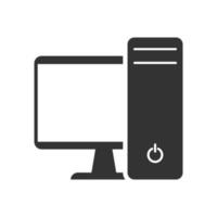 vecteur d'icône d'ordinateur portable. symbole plat simple. illustration de pictogramme sur fond blanc.