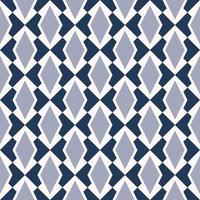 chevauchement de forme de losange géométrique de couleur bleue contemporaine sur fond carré à carreaux sans couture. utilisation pour le tissu, les éléments de décoration intérieure, le rembourrage, l'emballage. vecteur