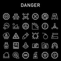 pack d'icônes de danger