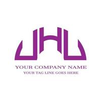 création de logo de lettre uhu avec graphique vectoriel